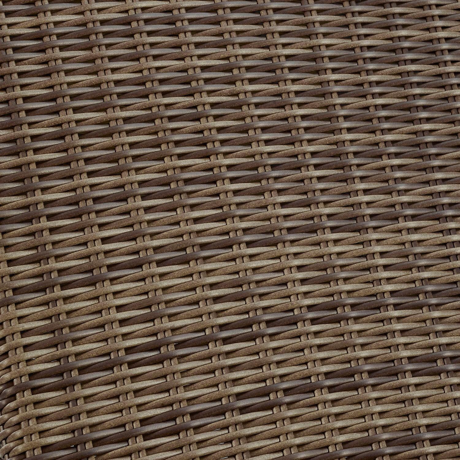 Ultimate Patio UP-92397-SG 3Pc Wicker Outdoor Loveseat Set in Sangria - Wicker Swatch - Detail thumbnail