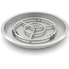 Lakeview Outdoor Designs 25-Inch Round Drop-In Pan With 18-Inch Natural Gas Ring Burner image