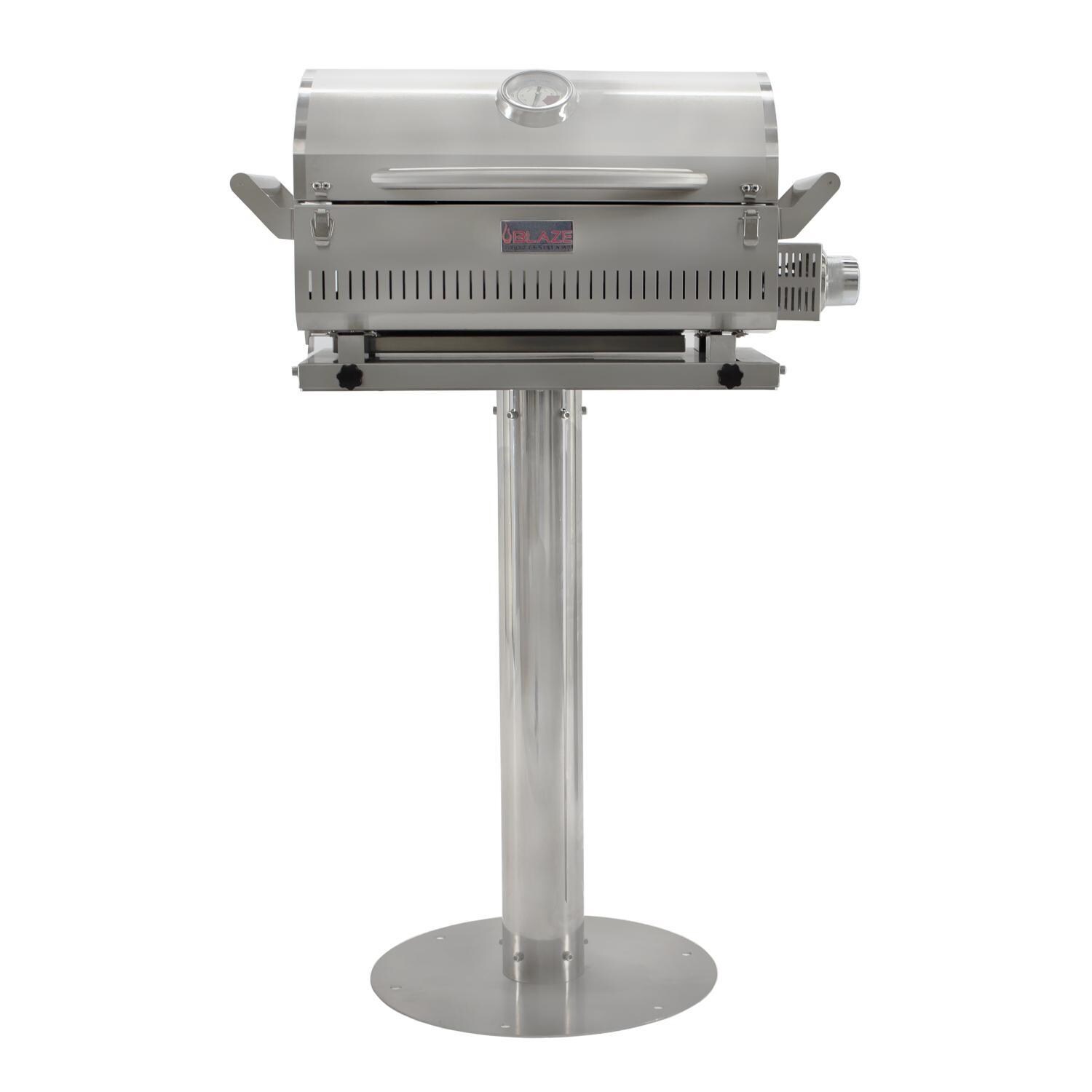 Blaze BLZ-PRTPED-17 Professional LUX 17-Inch Portable Grill Pedestal - Shown With Grill - GRILL NOT INCLUDED thumbnail