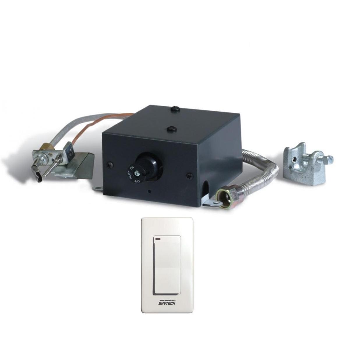 Skytech Millivolt Natural Gas Manual Safety Pilot Kit (Standing Pilot) And Wireless Wall Switch