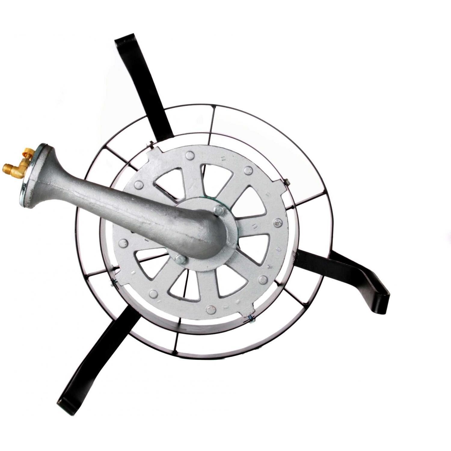 Cajun Cookware Super Cooker Low Pressure Propane Gas Burner On Low Stand - Bottom View thumbnail