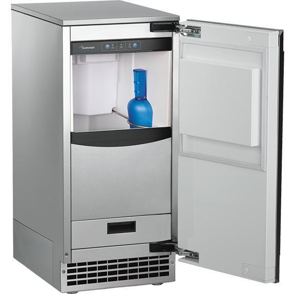 Scotsman Brilliance 80 Lb. 15Inch Outdoor Rated Nugget Ice Machine With Gravity Drain Custom