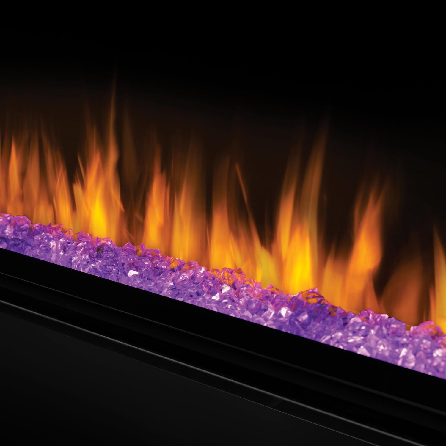 Napoleon NEFL42CHS 42-Inch Alluravision Wall Mount Electric Fireplace - Purple Ember Bed - Orange Flames thumbnail