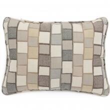 Sunbrella Blox Slate Outdoor Throw Pillow W/ Piping By Lakeview Outdoor Designs - 13 X 18 image
