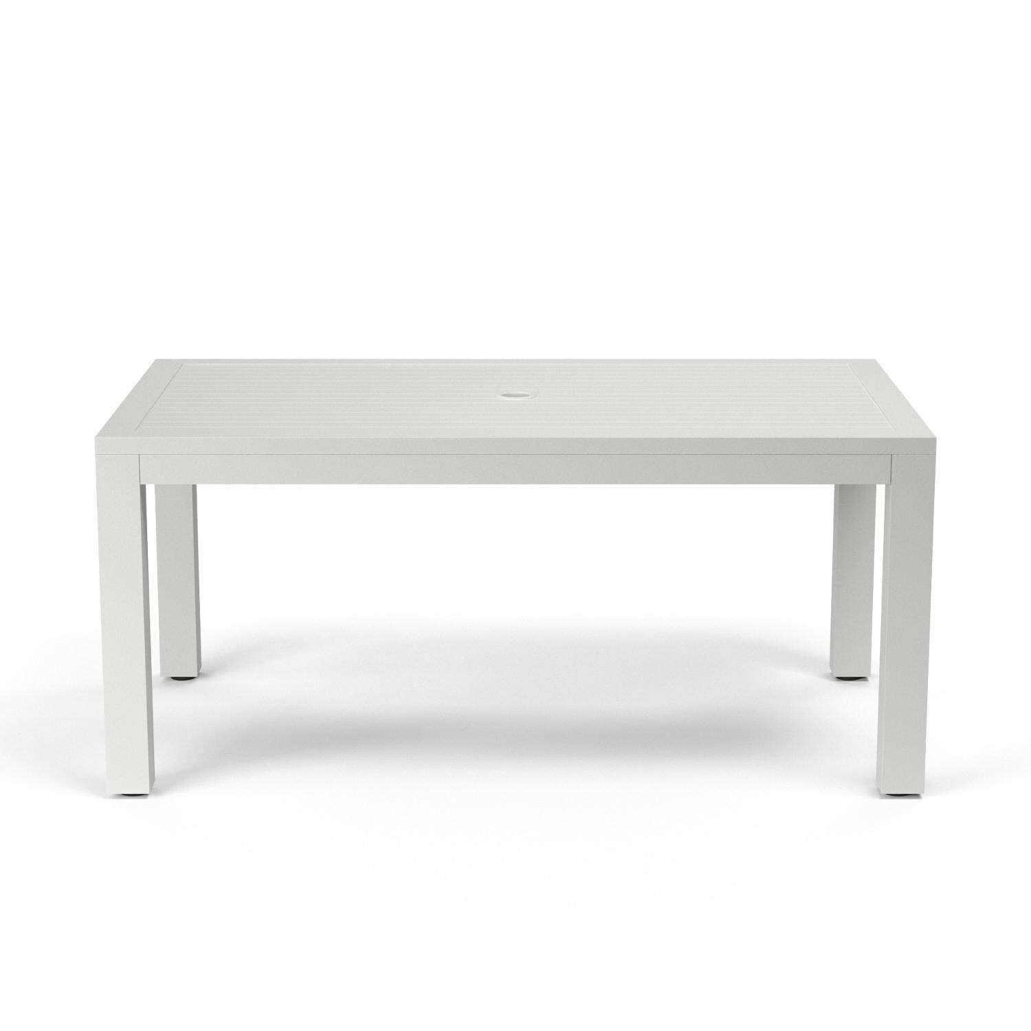 Sunset West - 1101-T64 - Naples 36 x 64 Inch Rectangular Aluminum Patio Dining Table - Long Side thumbnail