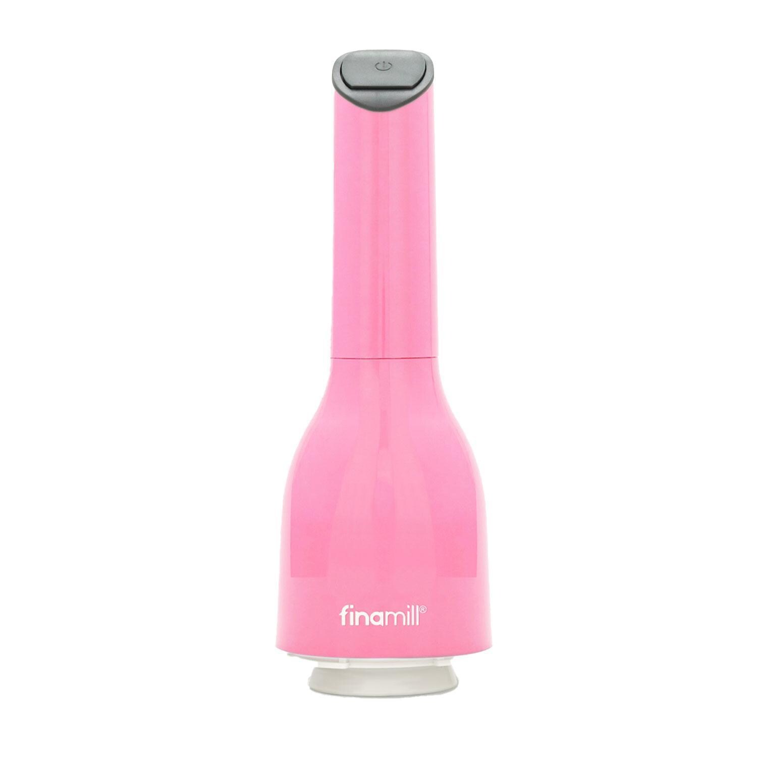 FinaMill Classic Battery-Operated Spice Grinder in Cotton Candy w/ 1 Everyday Pod & 1 Peppercorn Pod - GP803437-111PIN