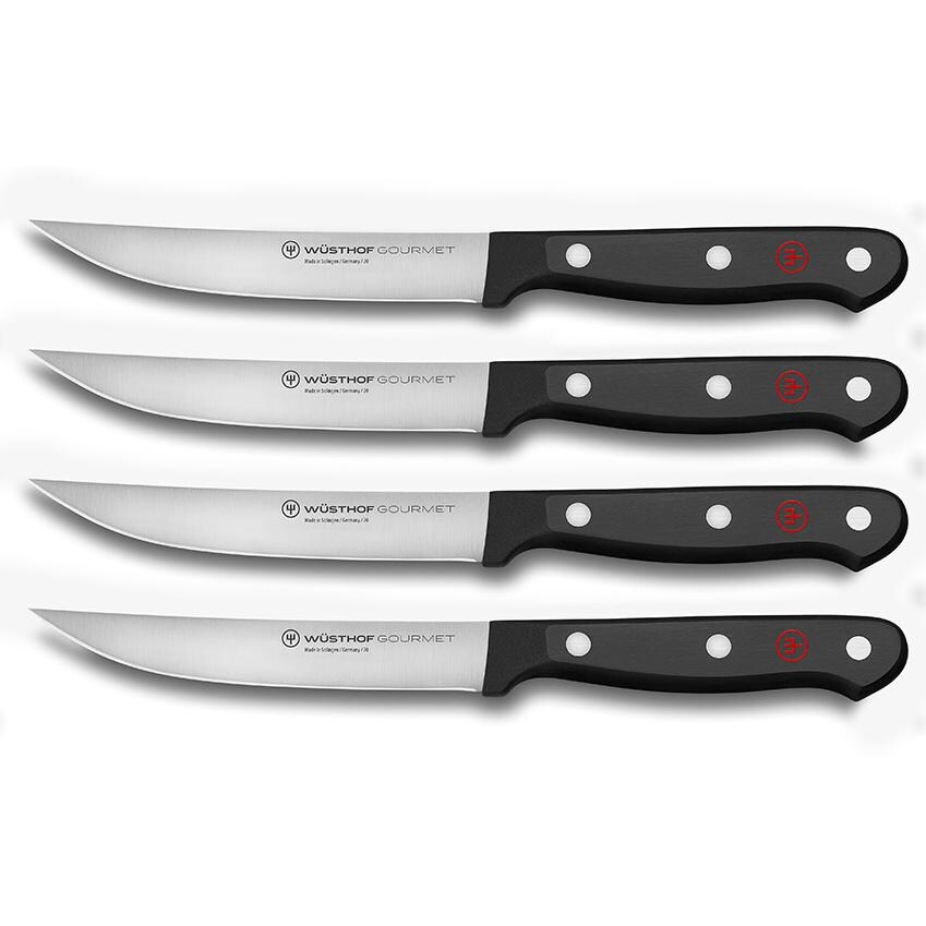 Wusthof Gourmet 4Piece Steak Knife Set 1125060403 BBQGuys