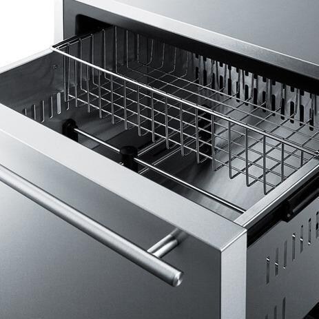 Summit Classic 3.5 Cu. Ft. Double Drawer Freezer - Open View thumbnail