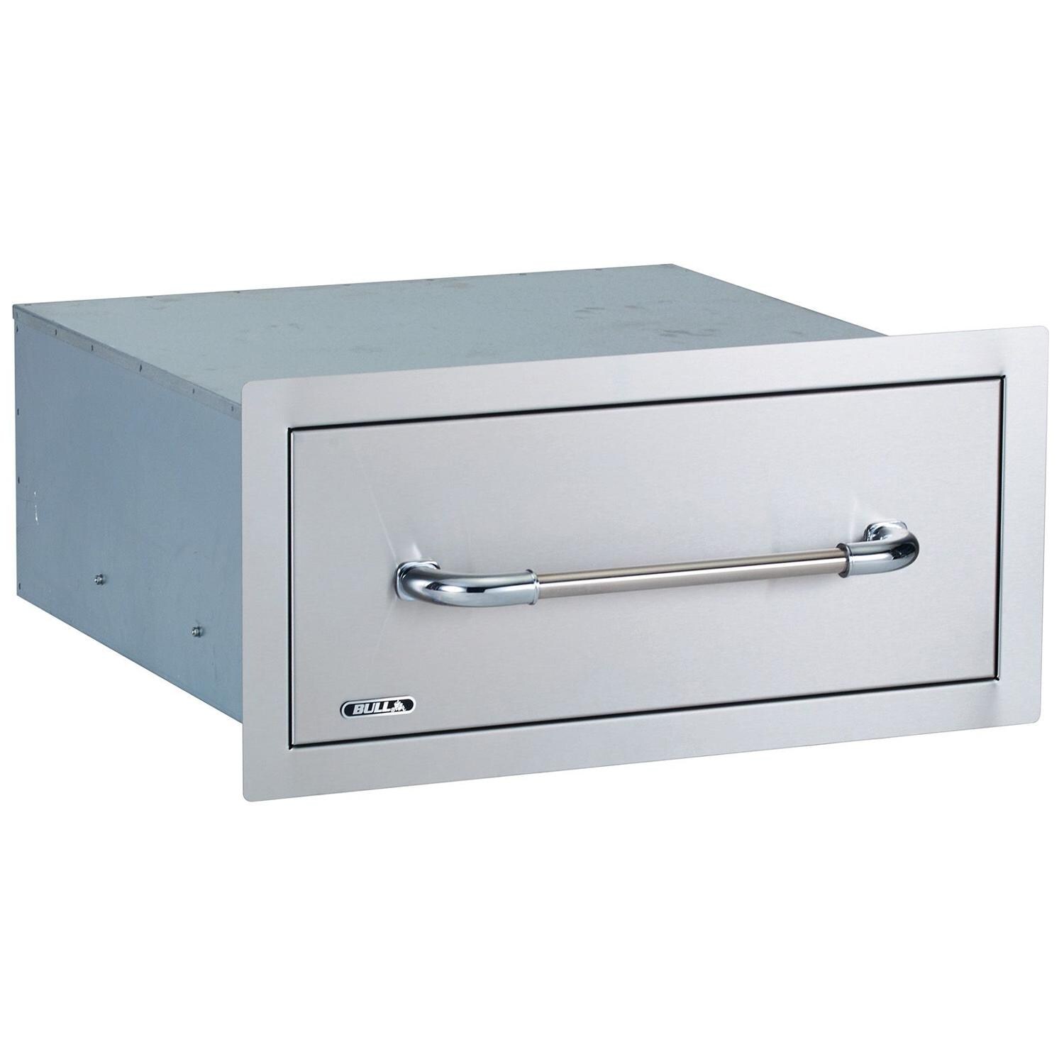 Bull 09980 24-Inch Stainless Steel Single Access Drawer thumbnail
