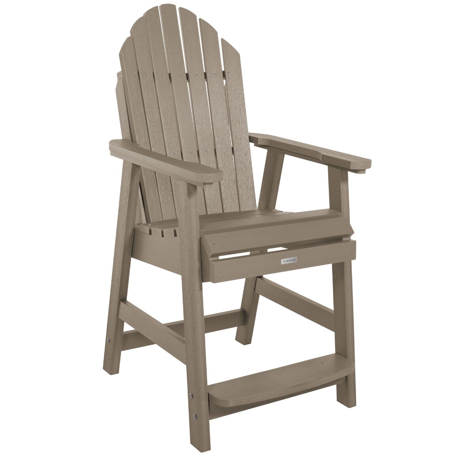 Dream Bay Counter Deck Chair in Woodland Brown by Lakeview Outdoor Designs - White Background thumbnail