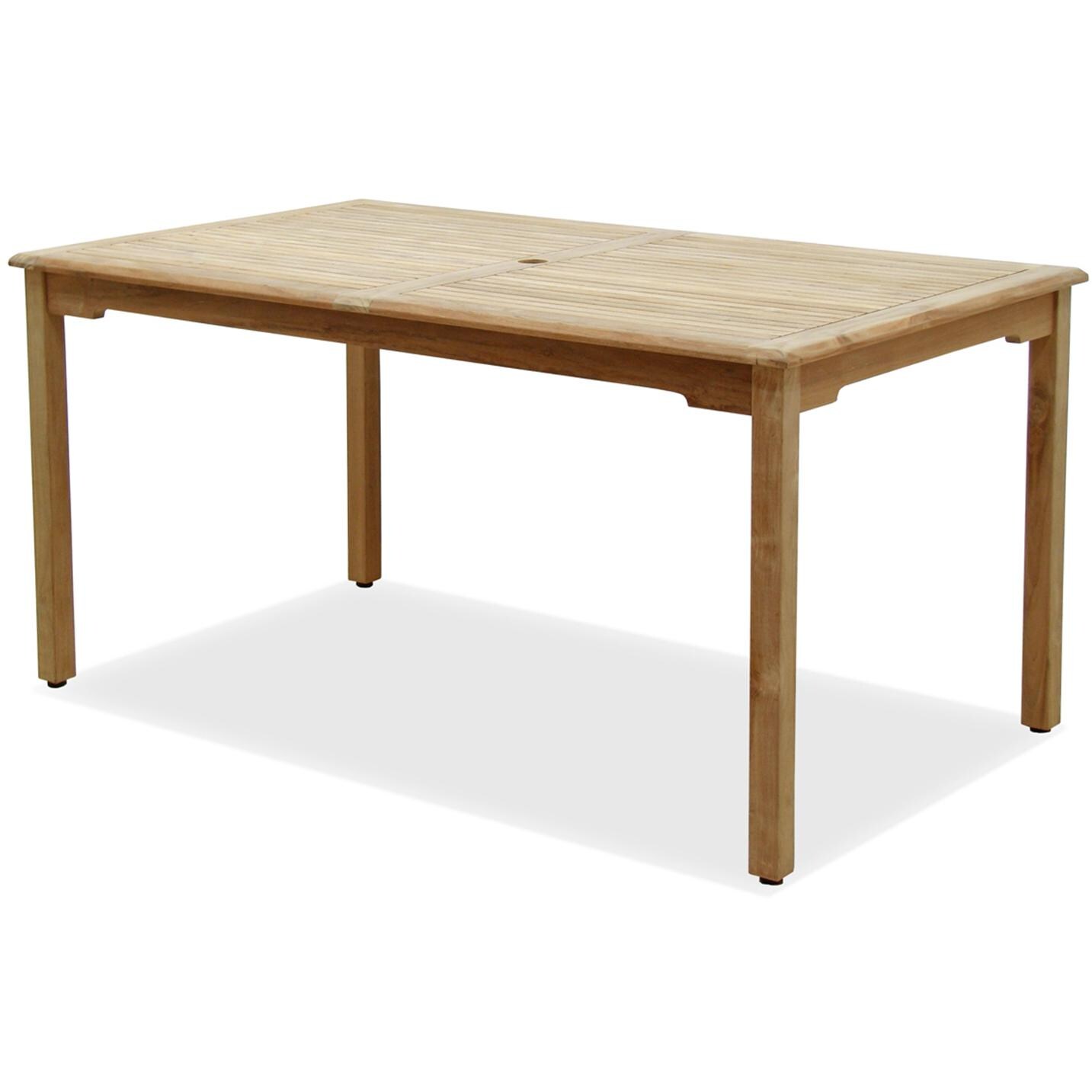 Amazonia SC MALIREC_4FORTBR Teak Rectangular Dining Table thumbnail