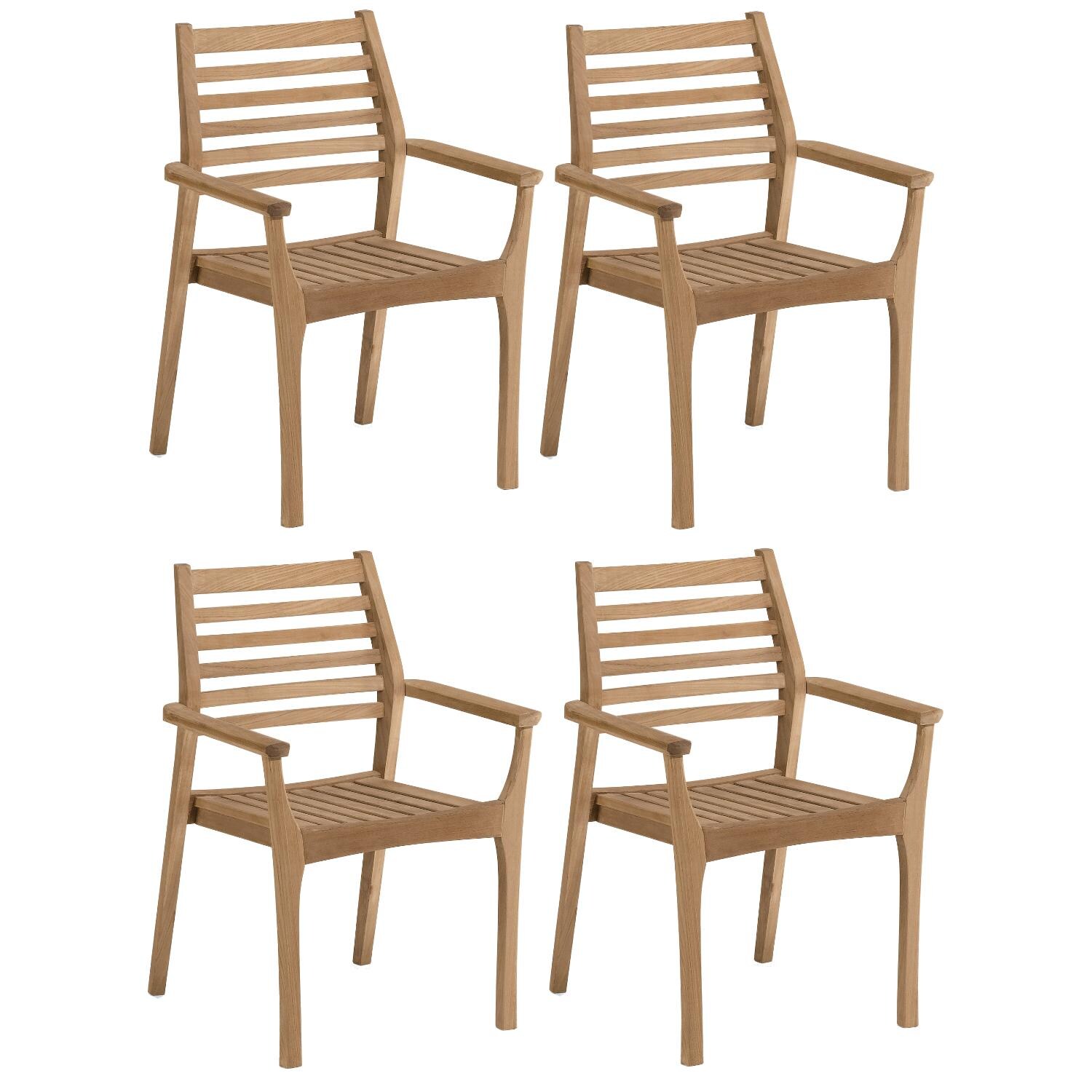 Oxford Garden Outdoor Kitchen Dining Chairs