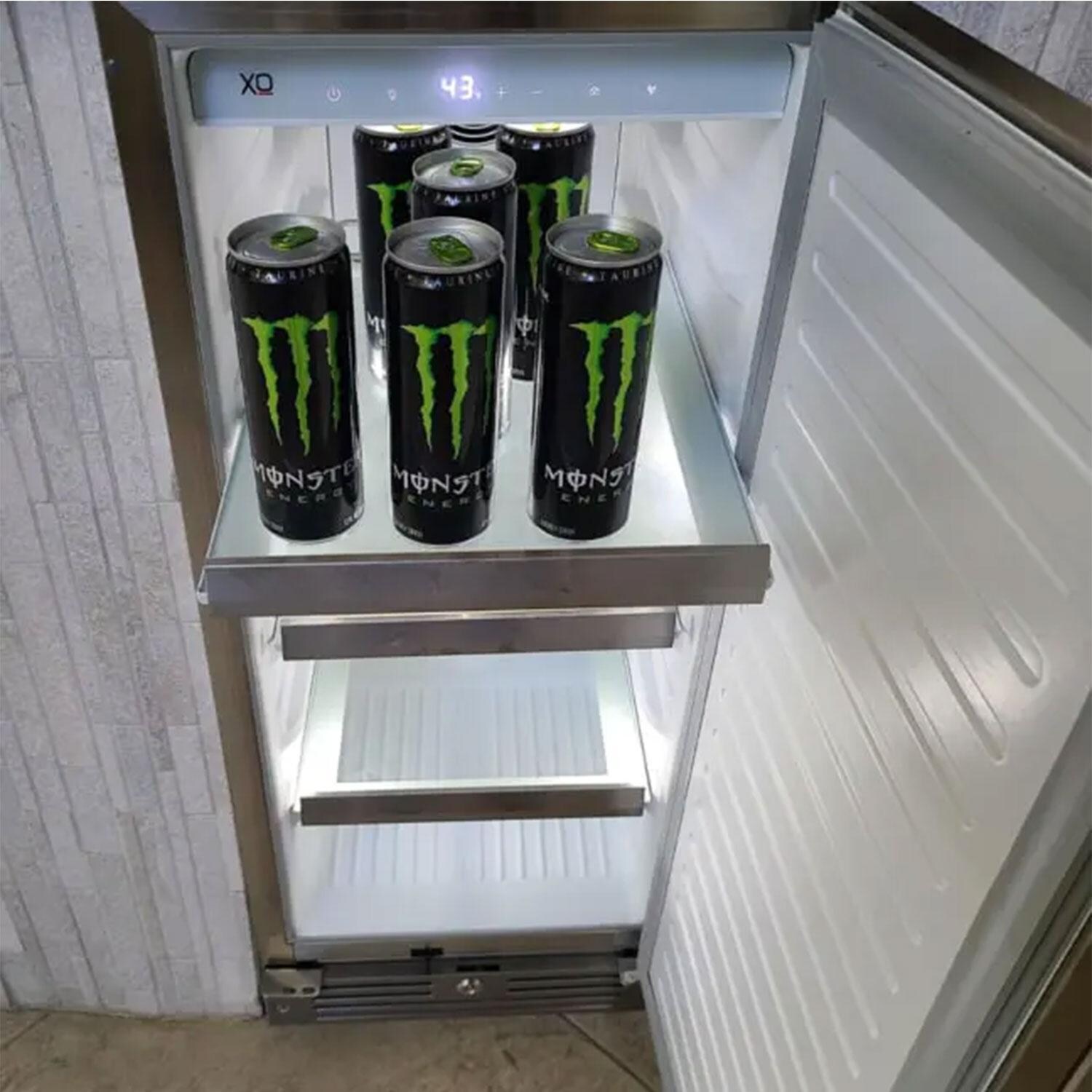 XO Appliance XOU24ORSR 24-Inch 5.7 Cu. Ft. Solid Stainless Steel Refrigerator - Right Hinge - Slide-Out Shelf - Detail thumbnail