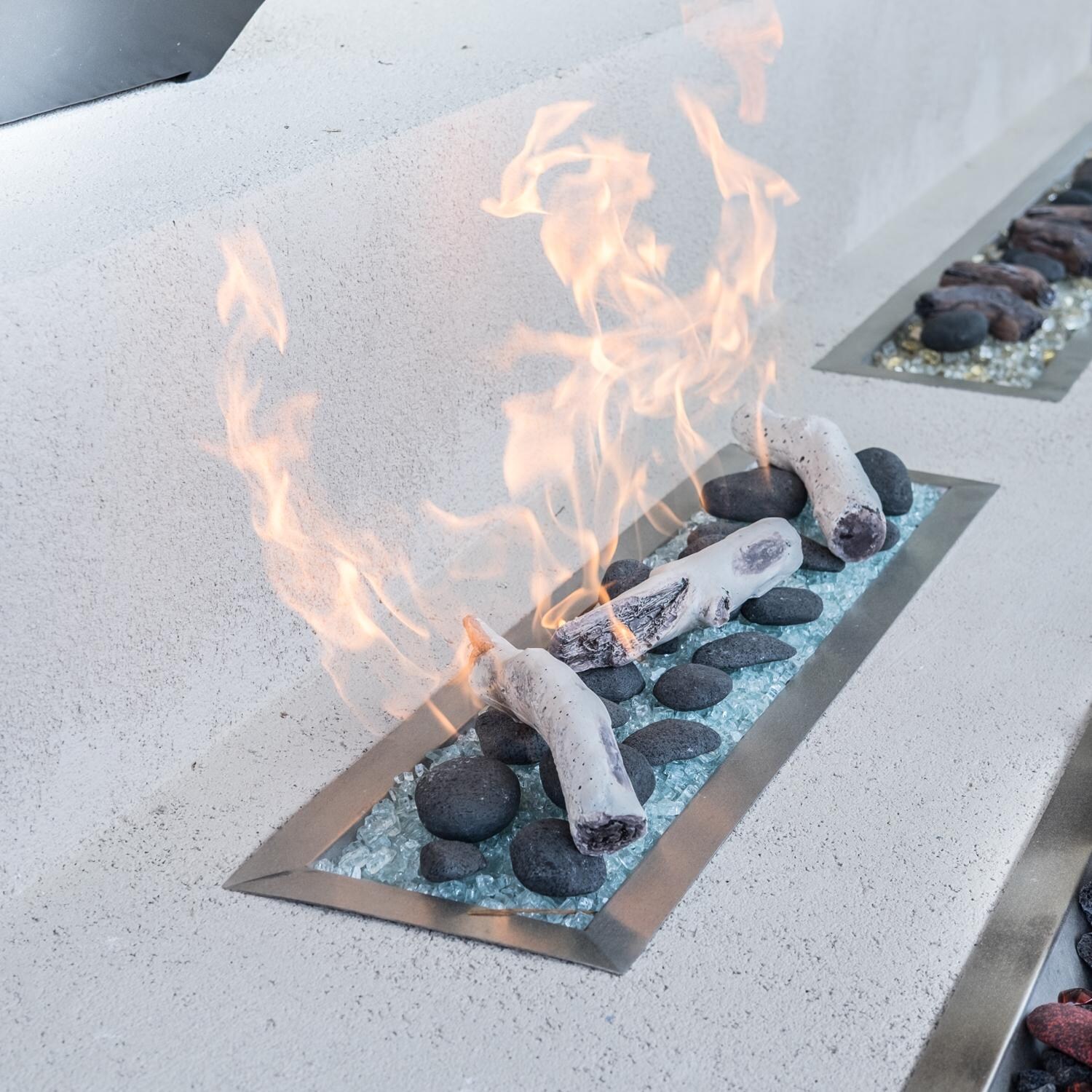 Enhance A Fire - PAPS - Panama Stones - With Mixed Media Lit thumbnail