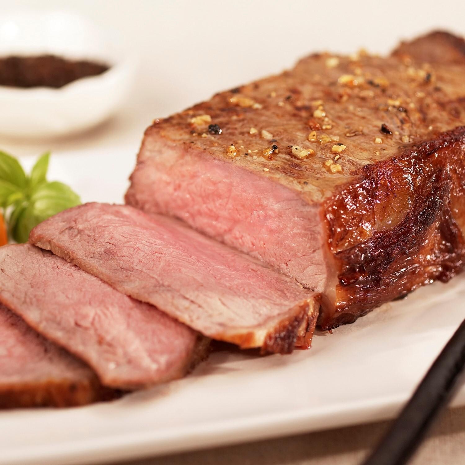 Premium Angus Beef - 4 (10oz) Boneless Strips By Chicago Steak Company thumbnail