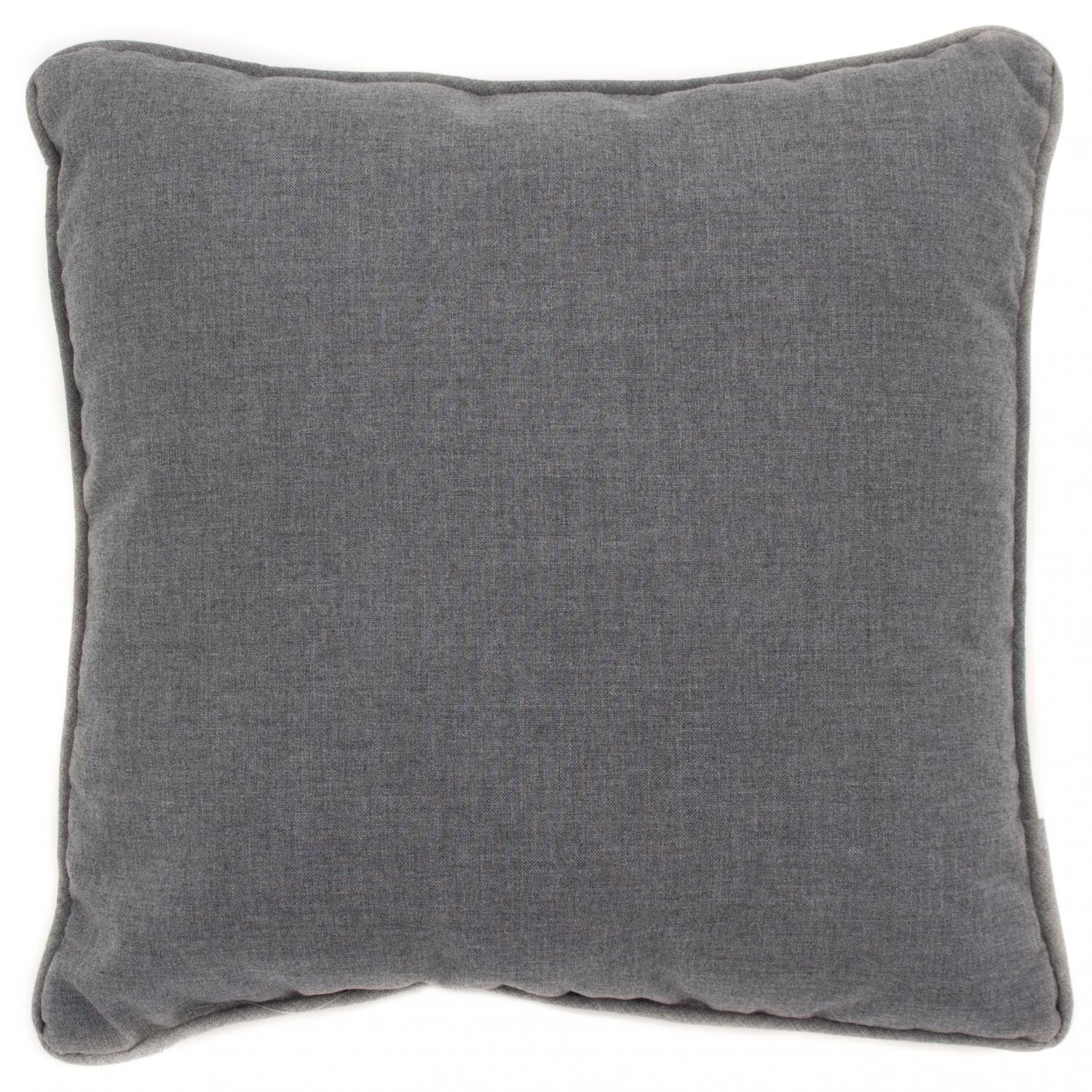 BBQGuys Signature Series 16 X 16 Outdoor Throw Pillow - Sunbrella Cast Slate thumbnail