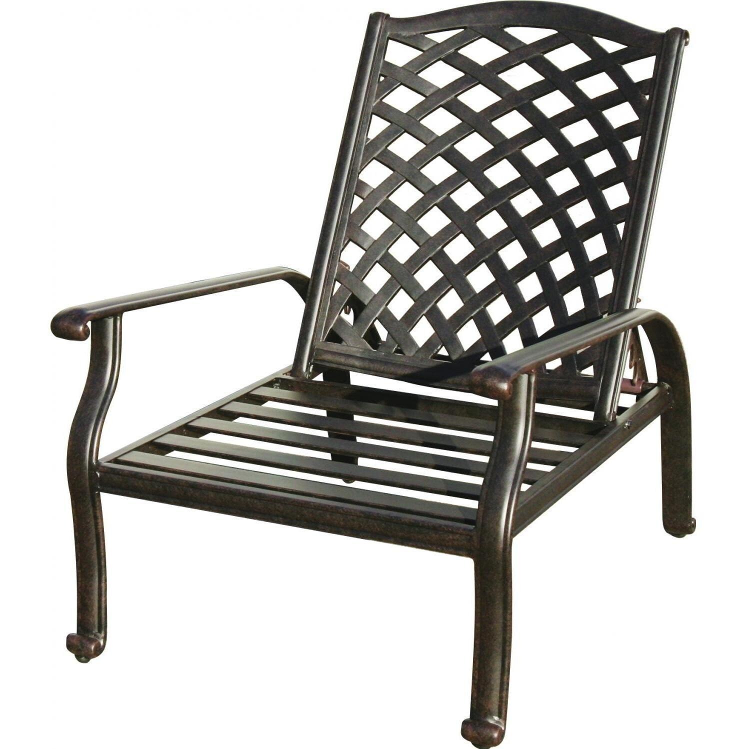 Darlee Nassau Patio Deep Seating Reclining Lounge Chair thumbnail