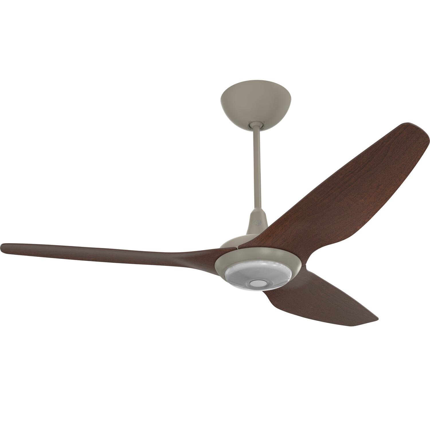 Big Ass Fans MK-HK4-052506A470F654G10I12S2 60-Inch Haiku Ceiling Fan Damp Universal Mount W/12-Inch Downrod & Downlight Satin Nickel/Cocoa thumbnail
