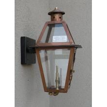 Regency GL15 Chateau Natural Gas Light With Open Flame Burner And Manual Ignition On Decorative Corner Wall Mount