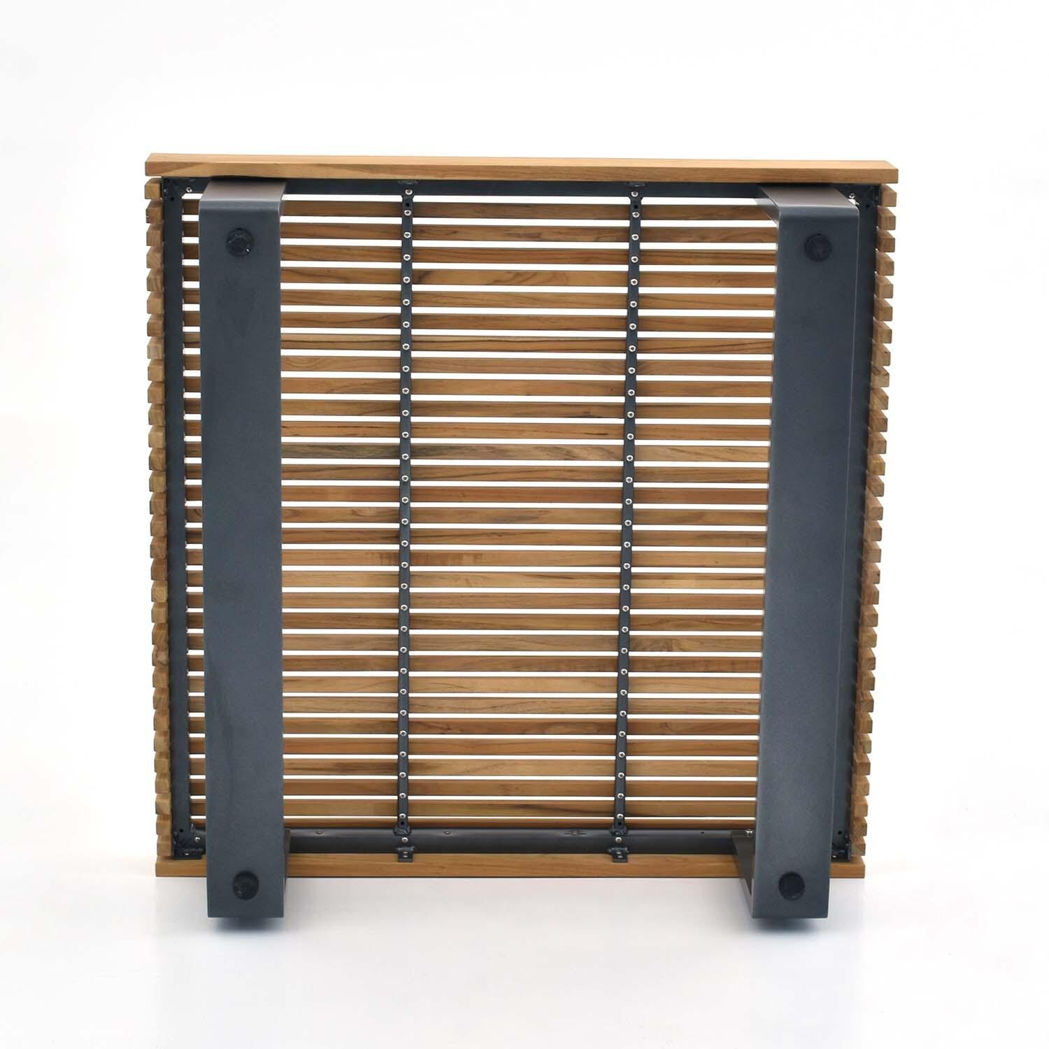 Carrbrook 8 Pc Set Teak Seating Set By Lakeview Outdoor Designs - Coffee Table Bottom View - Detail thumbnail