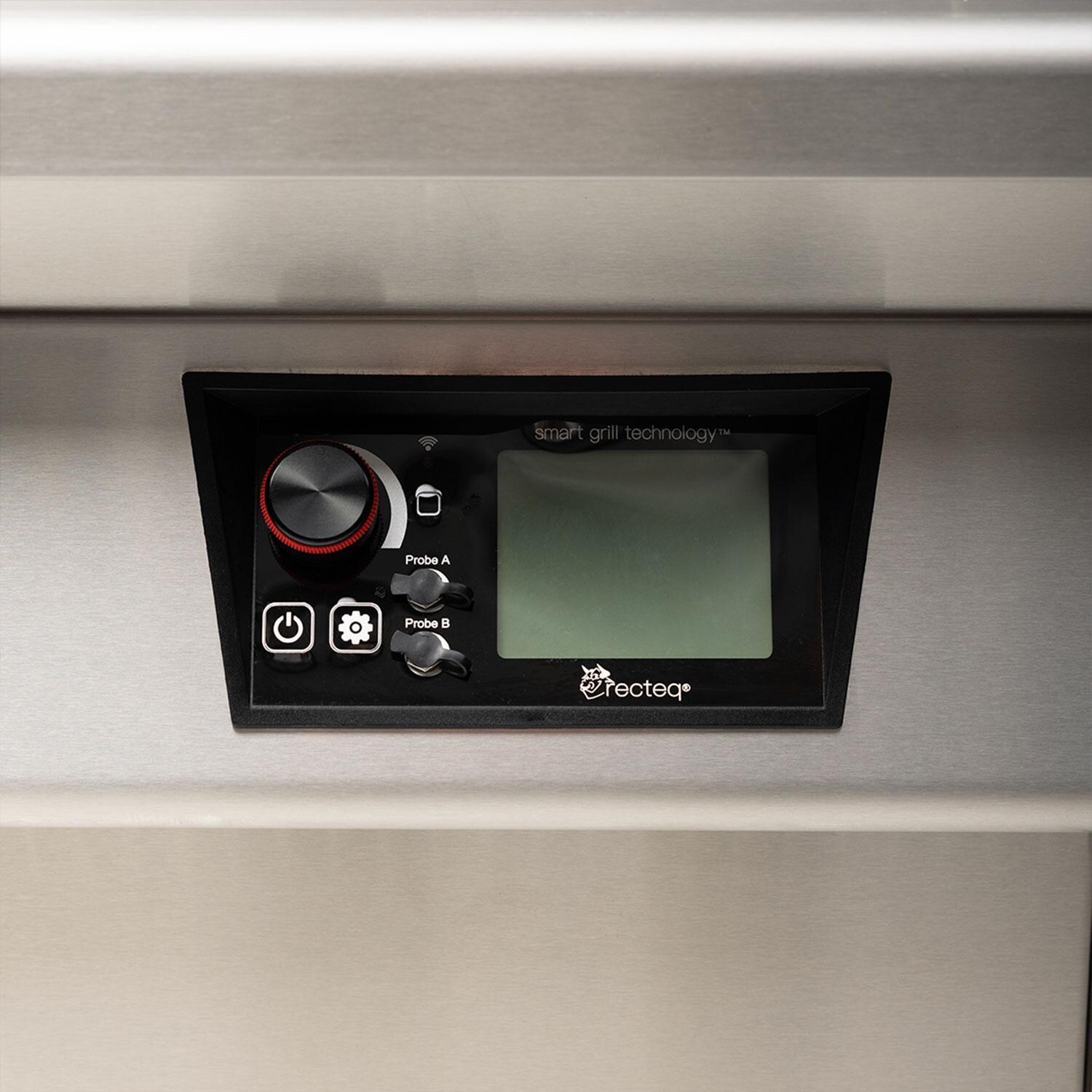 recteq RT-1300 E-Series Built-In 1300 Wood Pellet Grill - Controller - Detail