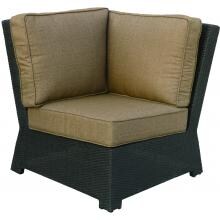 Darlee Vienna Resin Wicker Patio Sectional Corner Chair image