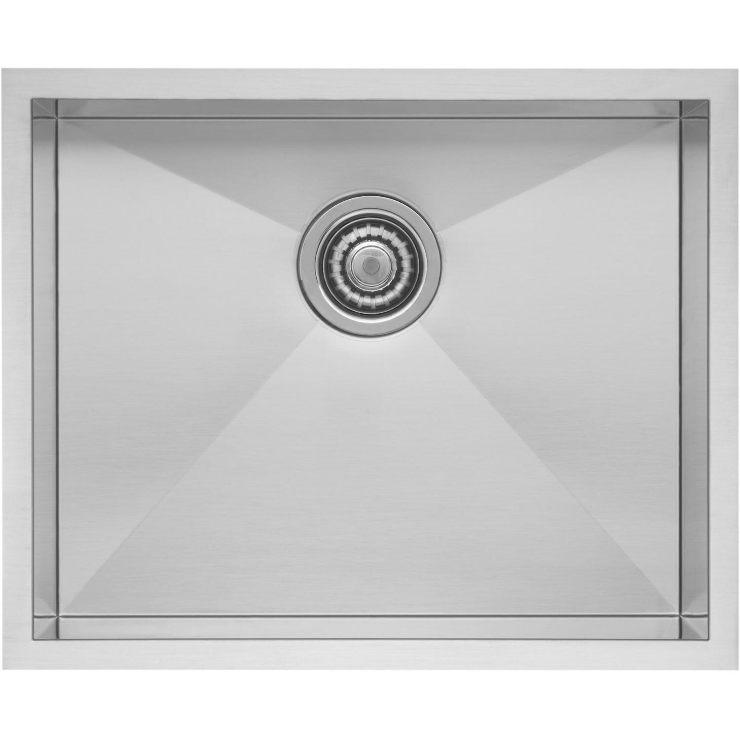 Blanco Precision Small 22 X 18 18-Gauge Single Bowl Stainless Steel Undermount Sink - 516210