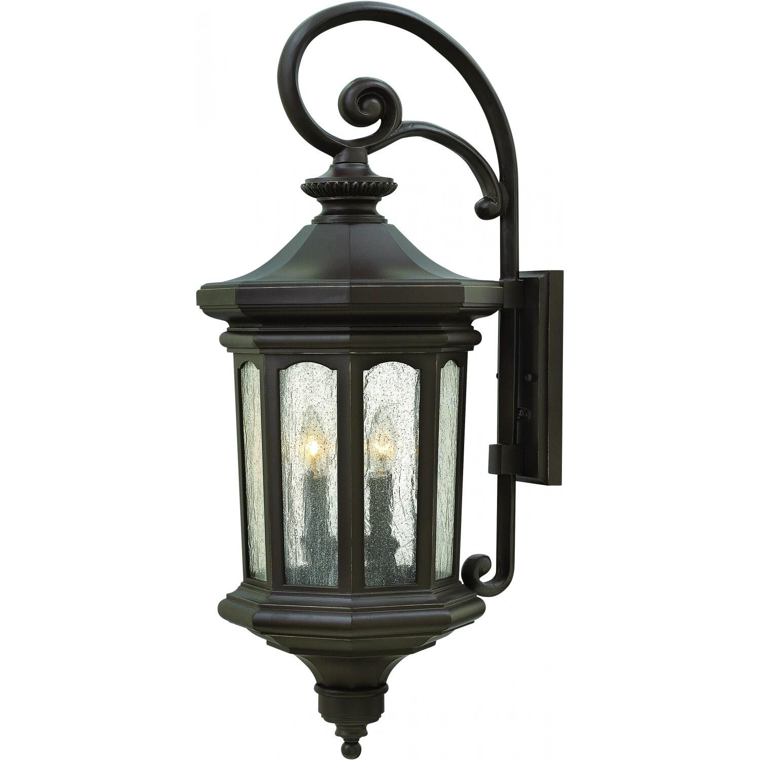 Hinkley Lighting Raley Four Light 31-Inch Outdoor Wall Light - Oil Rubbed Bronze - 1605OZ
