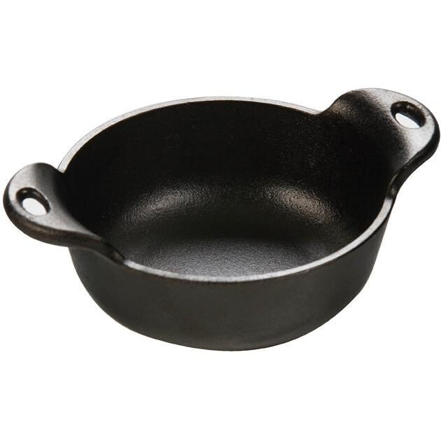 Lodge 12-Ounce Seasoned Cast Iron Mini Serving Bowl - HMSB