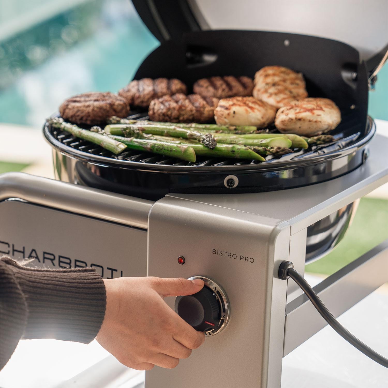 Charbroil 25302149 Bistro Pro 180 Electric Grill - Tabletop Black - Heating Grill - Lifestyle thumbnail
