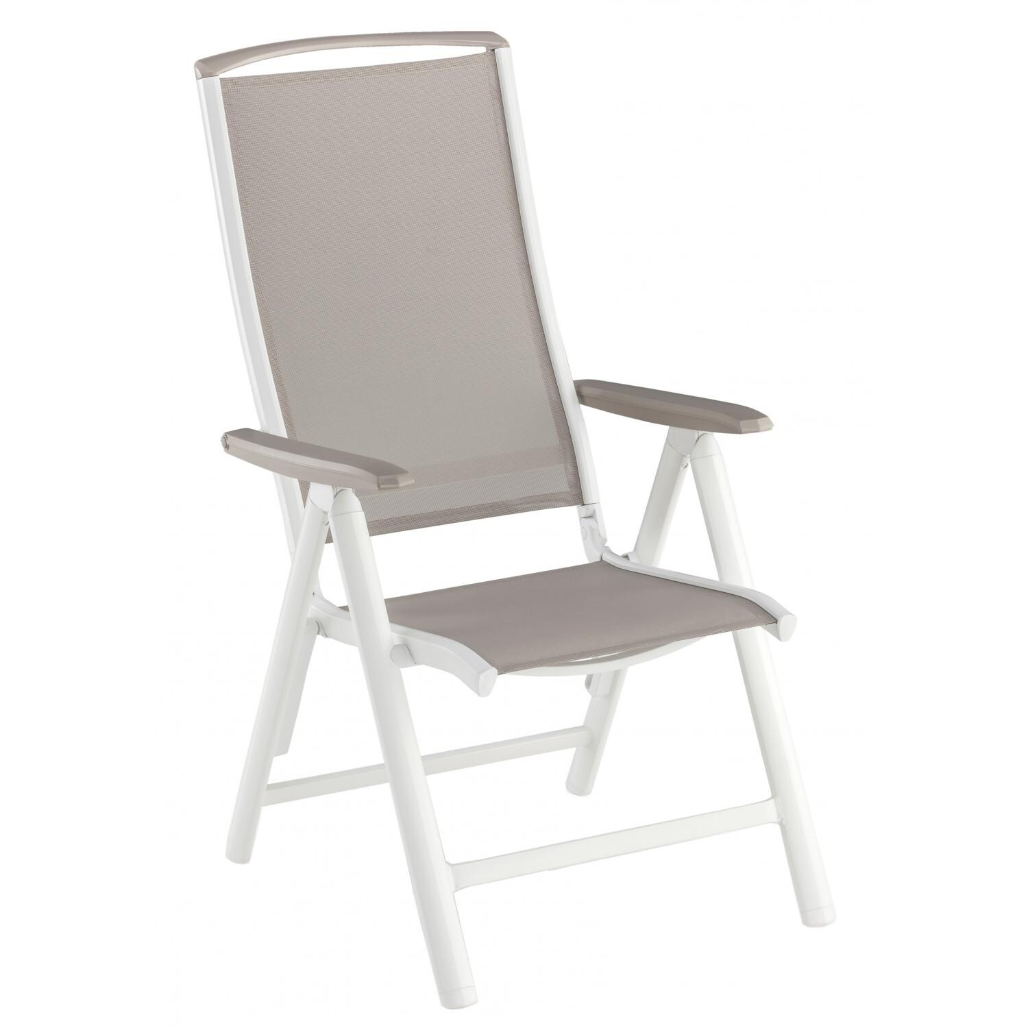 KETTLER Vista Aluminum Folding Patio Dining Arm Chair BBQGuys