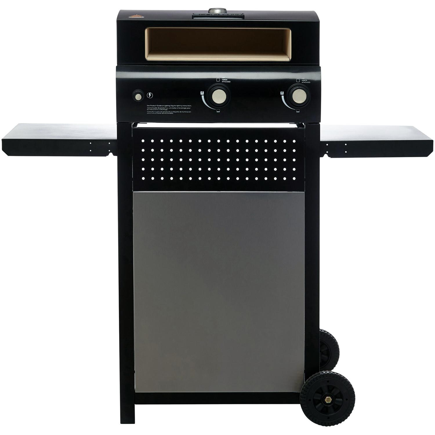 BakerStone 16-Inch Portable Propane Gas Grill With Pizza Oven Box & Cart thumbnail