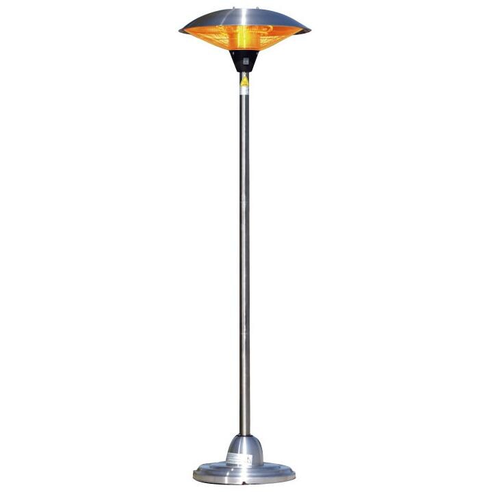 Fire Sense Halogen Series 1500W Electric Patio Heater 110V