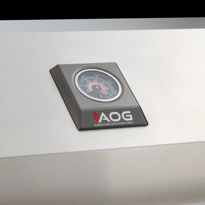 American Outdoor Grill AOG30LP 30-in L-Series Built-In Propane Grill with Lights and Rotisserie - Temperature Gauge - Detail thumbnail