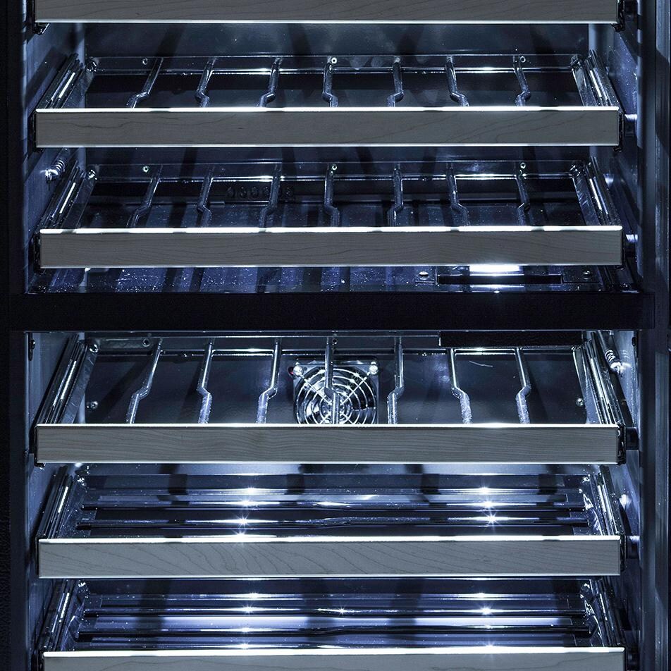 Viking 24-Inch 45 Bottle Left Hinge Built-In / Freestanding Wine Cellar - LED Interior Lighting thumbnail