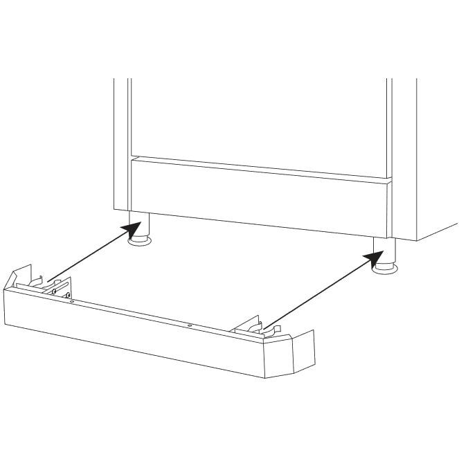 Viking 48-Inch Curb Base And Curb Base Front - Stainless Steel - P48CBF4SS