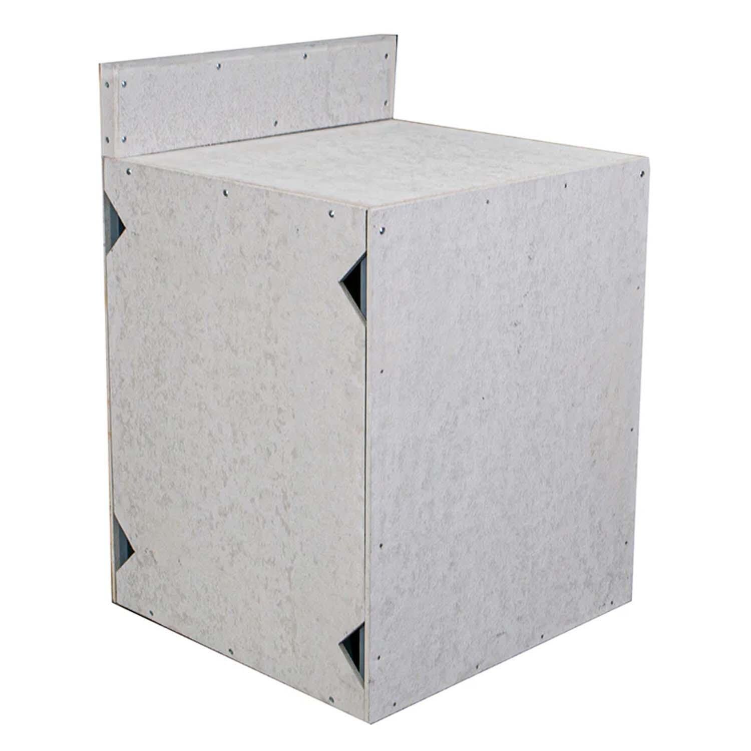 Universal 30-Inch Outdoor Kitchen Appliance Cabinet And Universal 30-Inch Ready To Finish Backsplash - Display - White Background thumbnail