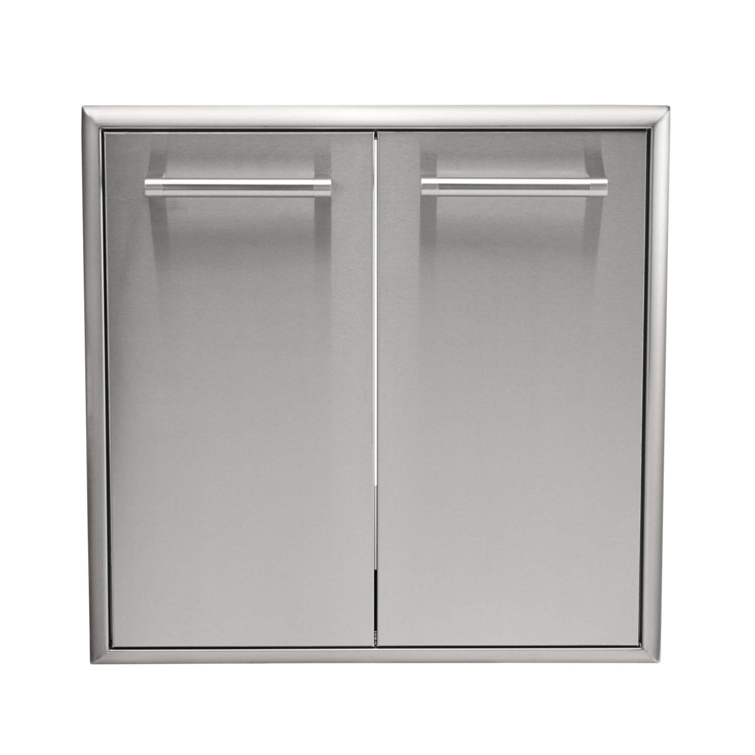 Coyote Outdoor Living C3-TC 26 Inch Pull Out Trash / Recycle Bin - Front - White Background thumbnail