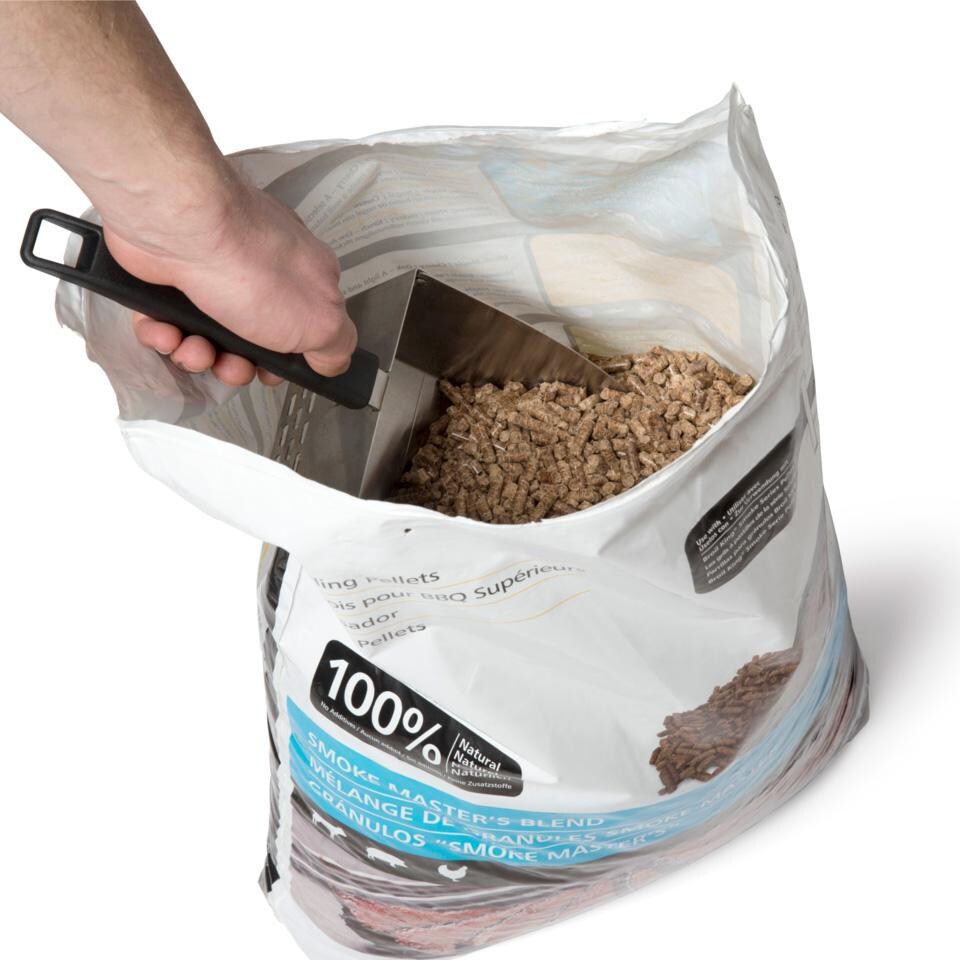 Broil King Stainless Steel Pellet/ Charcoal Scoop - 63946 - In Bag - White Background thumbnail