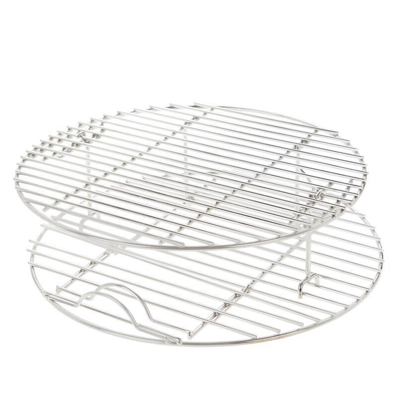 Lifesmart SCS-K24B 24-Inch Ceramic Kamado Grill - 2-Tier Cooking Grates thumbnail