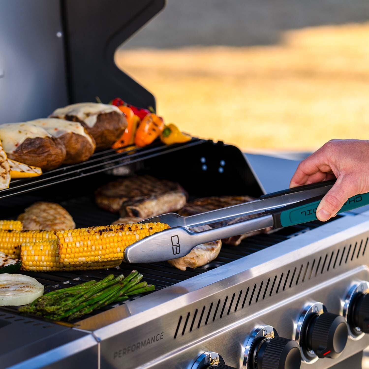 Charbroil 463463225 5-Burner Propane Grill - Stainless - Grilling - Lifestyle thumbnail