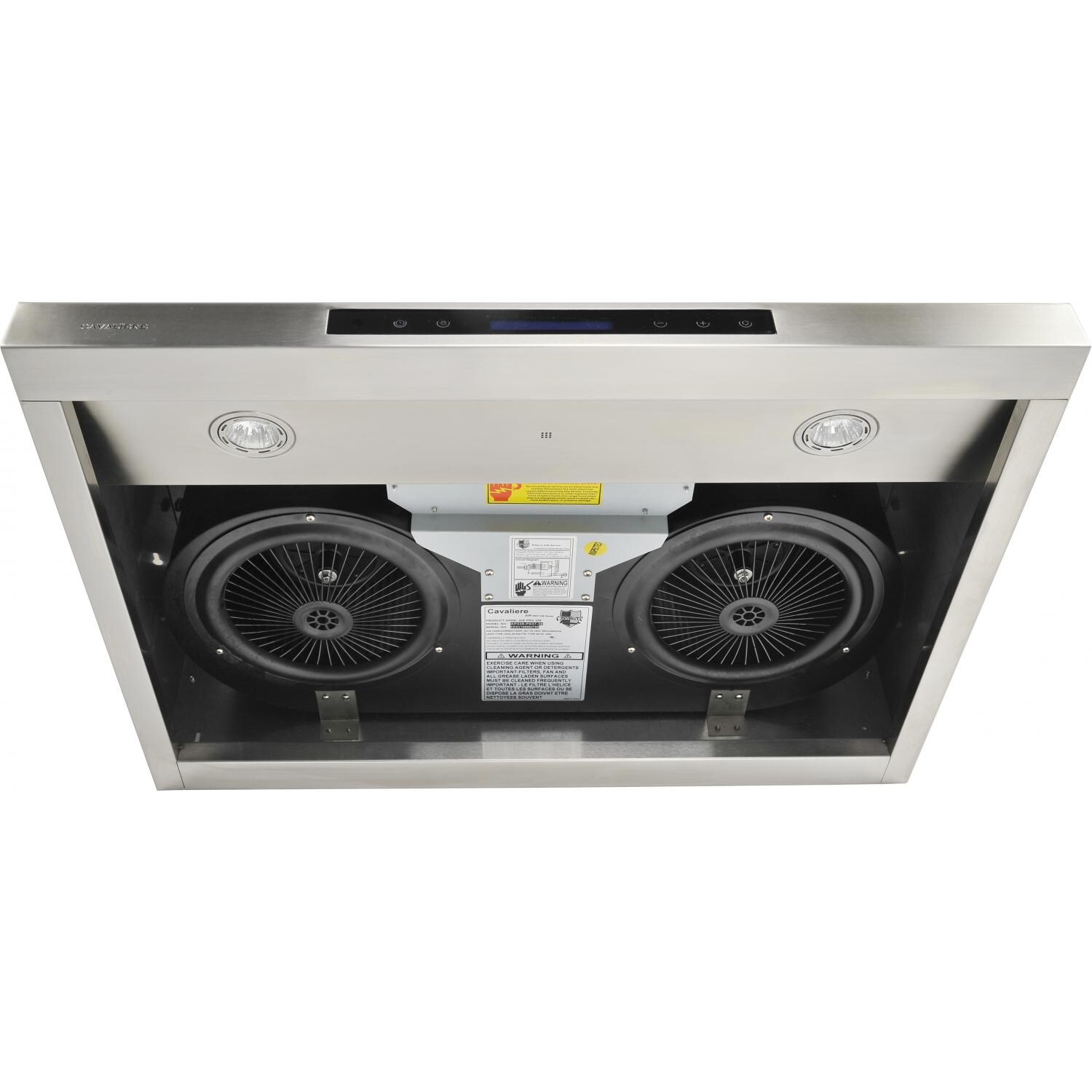 Cavaliere 30-Inch 900 CFM AirPRO 238 Professional Series Under Cabinet Range Hood - Dual Squirrel Cage Motor thumbnail