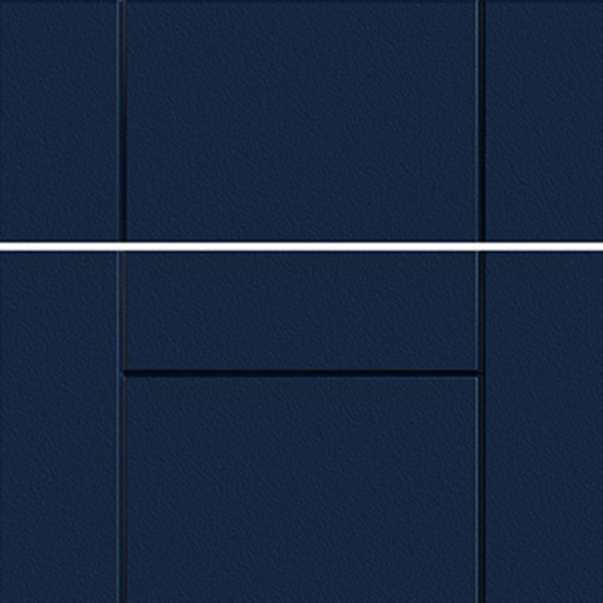 WeatherStrong Abaco 7 Ft Outdoor Kitchen Island w/ Blaze Natural Gas Grill & Side Burner in Sapphire Blue/Glacier Frost - Cabinet Finish - Detail thumbnail