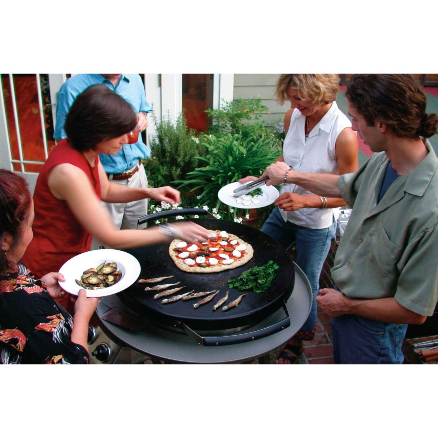 Evo Professional Wheeled Cart Flattop Natural Gas Grill 10-0002