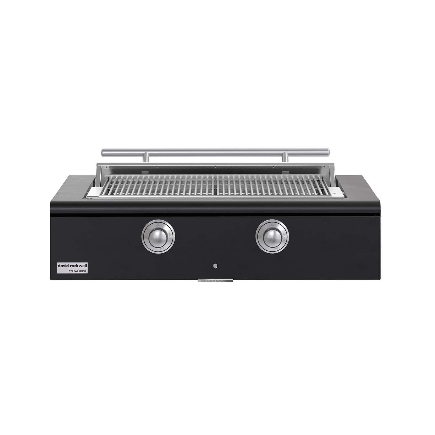 Caliber CRG-42BN00-A-027-H04 42-in Natural Gas Built-In Rockwell Grill - Matte Black w/ Stainless Steel Hardware - White Background thumbnail