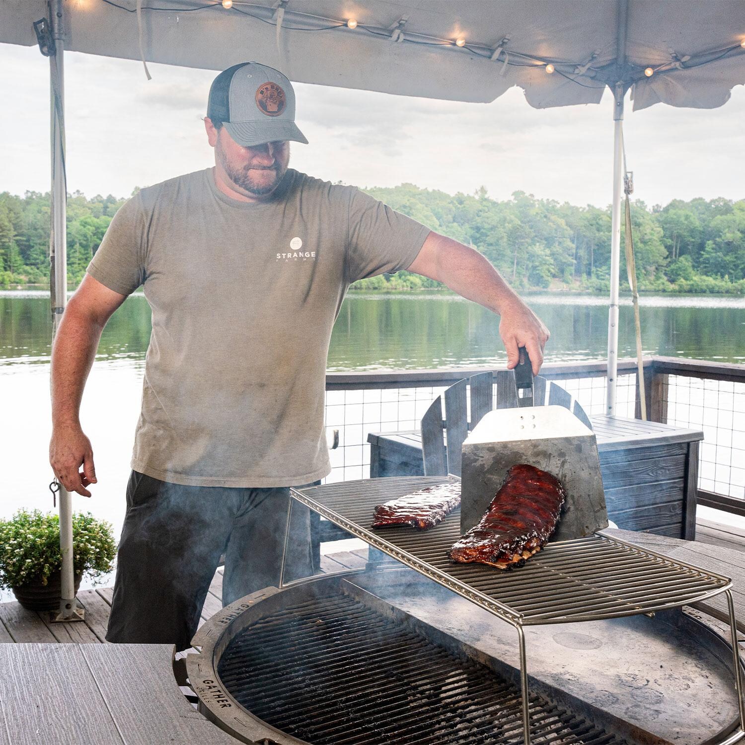 Gather Grills Pioneer 35-Inch Wood Fired Grill W/ Starter Package - P01000601