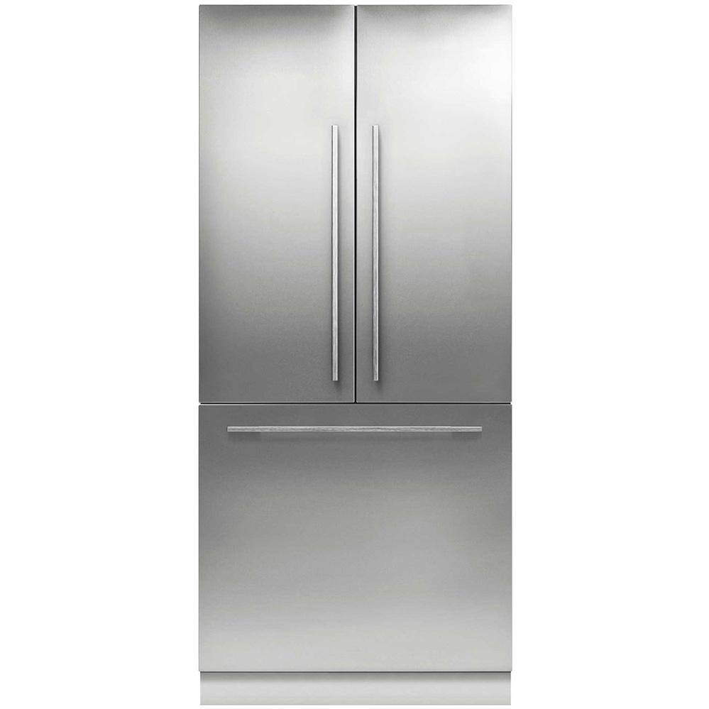 Fisher Paykel ActiveSmart 16.8 Cu. Ft. 80/84-Inch Tall Built-In French Door Refrigerator W/ Ice Maker - Panel Ready - RS36A80J1