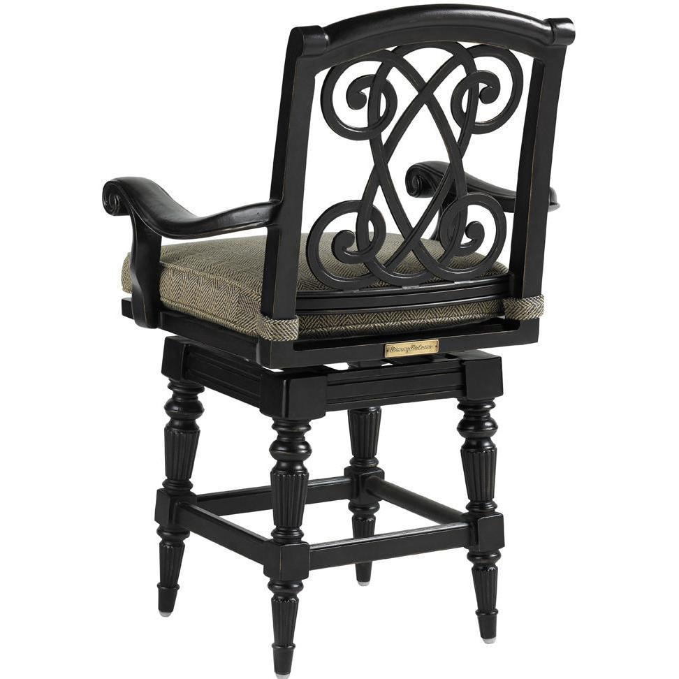 Kingstown Sedona Cast Aluminum Patio Counter Height Bar Stool W