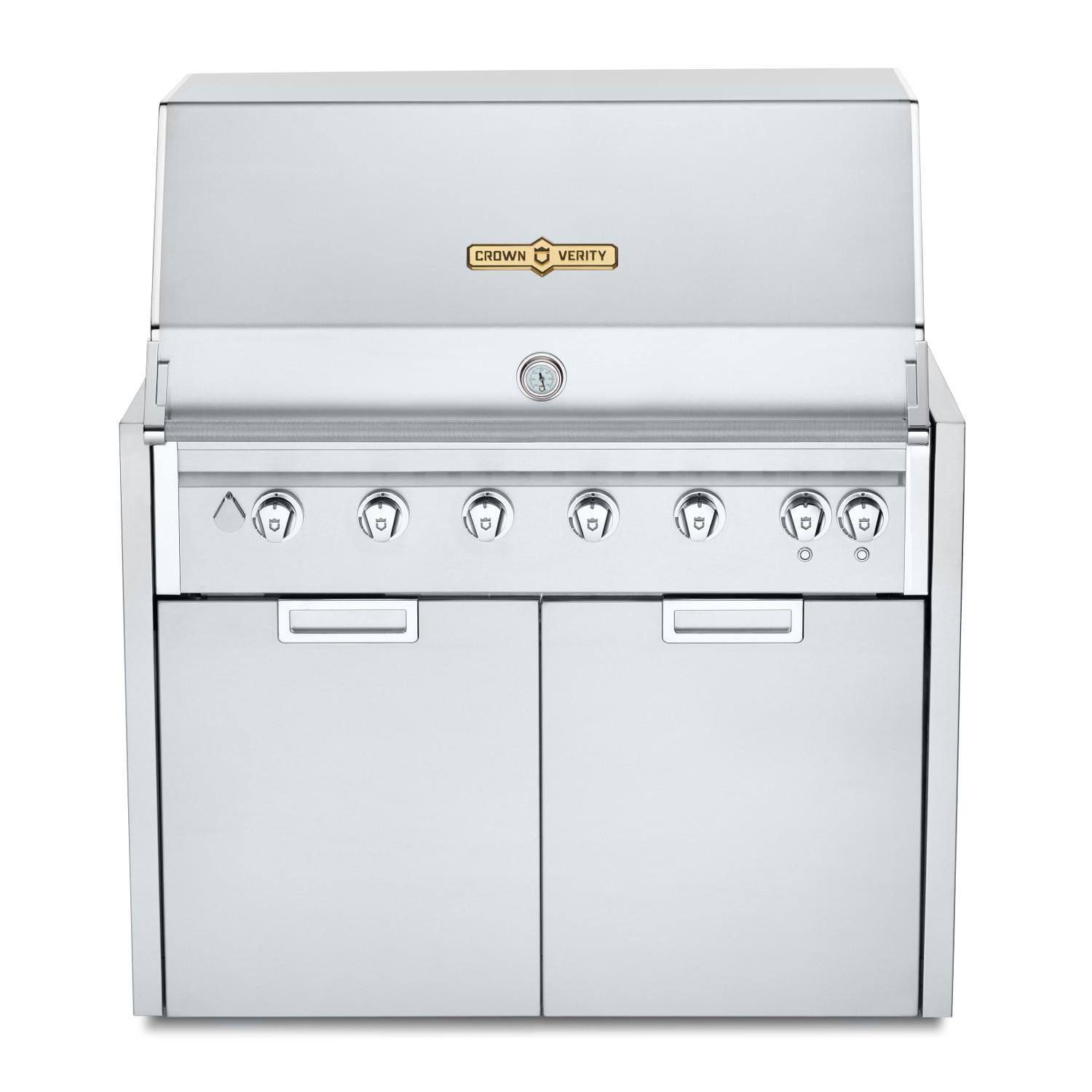 Crown Verity Infinite Series 42-Inch Modular Propane Gas Grill W/ Lights - Bulk Tank - IGM42BULK-LT