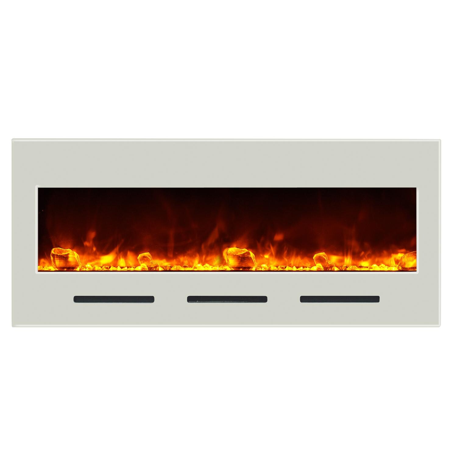 Amantii Wall Mount/Flush Mount Electric Fireplace - Orange thumbnail